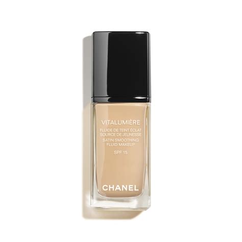 chanel vitalumière satin fluid makeup spf15 30ml|Chanel vitalumière aqua 15.